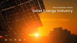 Solar panels capturing the sun light to generate electricity.